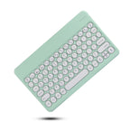 Multilingual Bluetooth Round Keycap Keyboard for iPad Air Pro Wireless Rechargeable Keyboard for Phone Tablet Laptop Universal