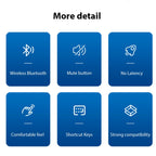 Bluetooth Touch Keyboard For Mobile Phones Tablets Computers Wireless Keyboard Mobile Phone External Keyboard Tablet Accessories
