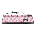 104 Keys USB Wired Keyboard Ultra Thin Cute Cartoon Ergonomic Computer Keyboard Plug and Play for Home PC Laptops